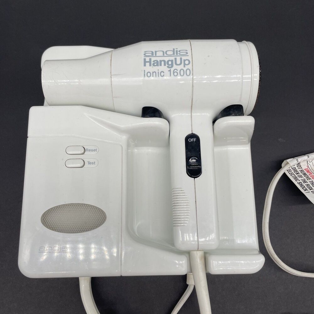 Andis 33700 1600 Watt Wall Mounted Hang Up Hair Dryer w Night Light HD-2L